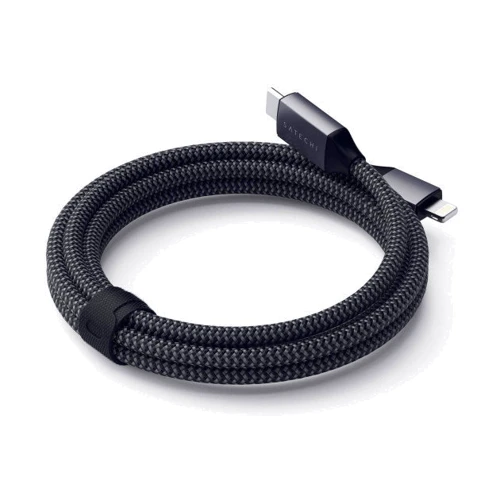 Кабель Satechi Cable USB-C to Lightning 1.8m Space Grey (ST-TCL18M) фото 3