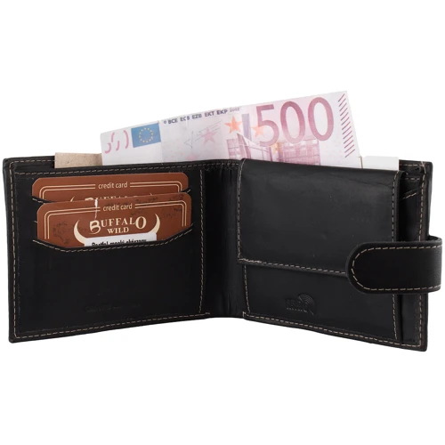Мужское портмоне Buffalo Wild черное (DNK-1189L-BAW-black): Страна производитель Польша