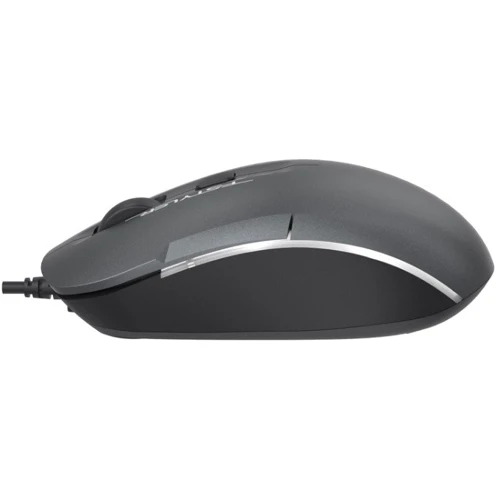 Мышь A4Tech FM26 USB Smoky Grey: Эргономика симметричная для левшей