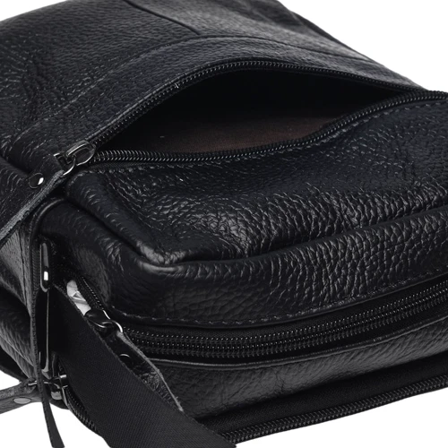 Мужская сумка планшет Borsa Leather черная (K11029-black): Тип Сумки