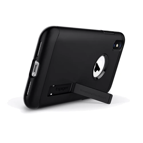 Чехол для iPhone Spigen Slim Armor Black (063CS25136) for iPhone Xs фото 7