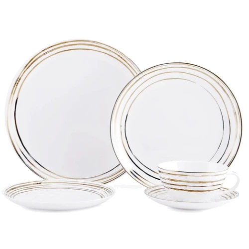Столовий сервіз Mikasa Swirl Gold 5 предметів (5151252)