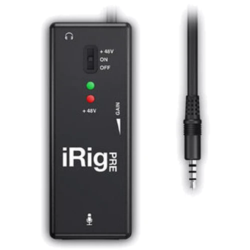 Микрофонный предусилитель IK MULTIMEDIA iRIG PRE: Интерфейсы mini-jack (3.5 мм)