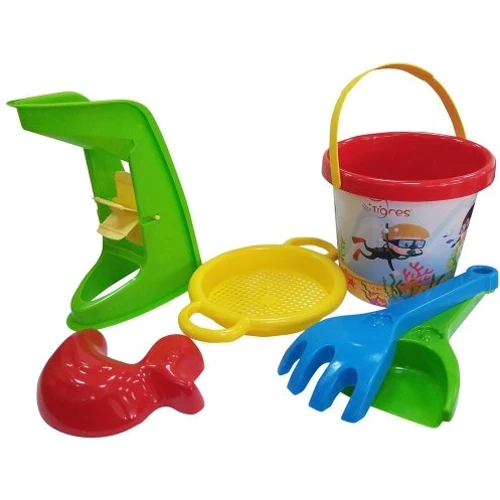 Набор для песка Тигрес с мельницей и термонаклейкой, 6 элем. (39638): Производитель Тигрес