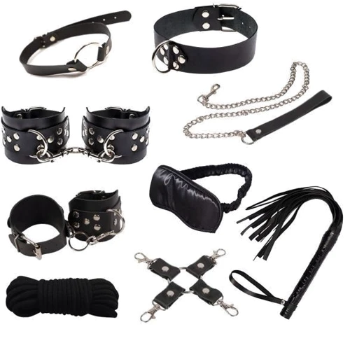 Набор sLash Exxtreme Sex BDSM Leather Set Max, Black
