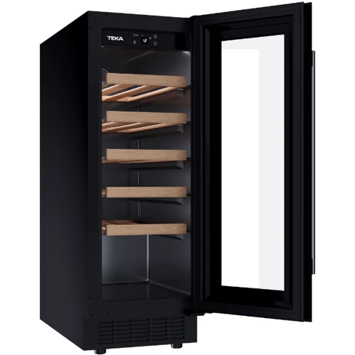 Винный шкаф TEKA RVU 10020 GBK: Регулируемый диапазон температур, C +5-18