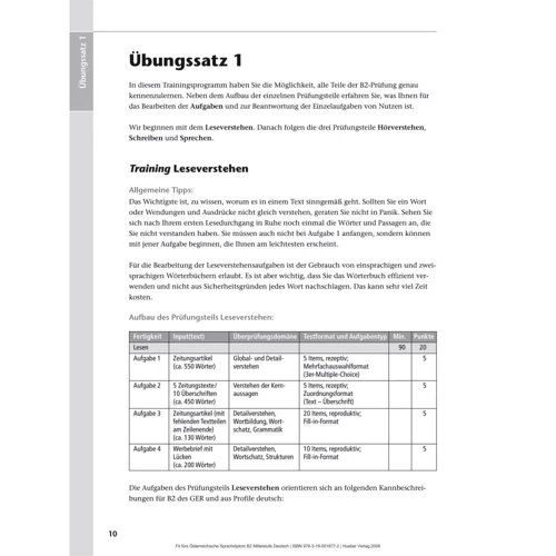 Fit fürs Österreichische Sprachdiplom B2 mit Audio-CD: ISBN 9783190018772, 978-3-19-001877-2