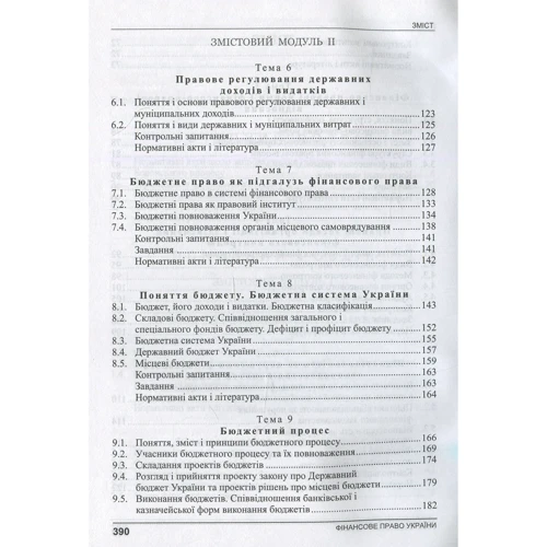 Фінансове право. Навчальний посібник. За вимогами кредитно-модульної системи (2-ге видання): ISBN 978-966-2183-11-5