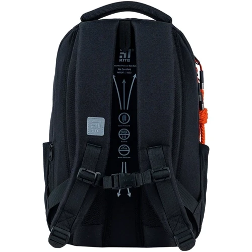 Рюкзак Kite Education teens 2587M-5 (K24-2587M-5): Спинка Мягкая (без ребер жесткости)