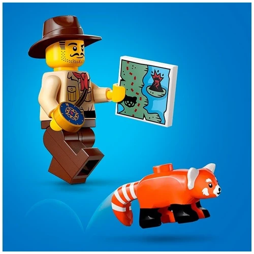 Конструктор LEGO City Квадроцикл для исследования джунглей «Миссия Красной панды» 92 детали (60424) фото 9