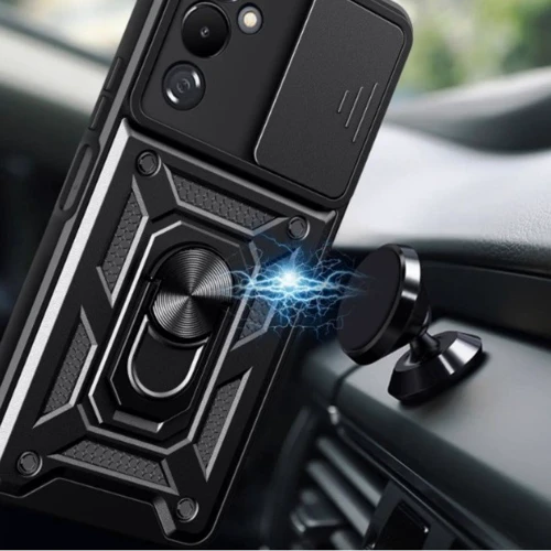 Аксессуар для смартфона BeCover Military Black for Tecno POVA Neo 2 (LG6n) (709153): Пленка в комплекте нет