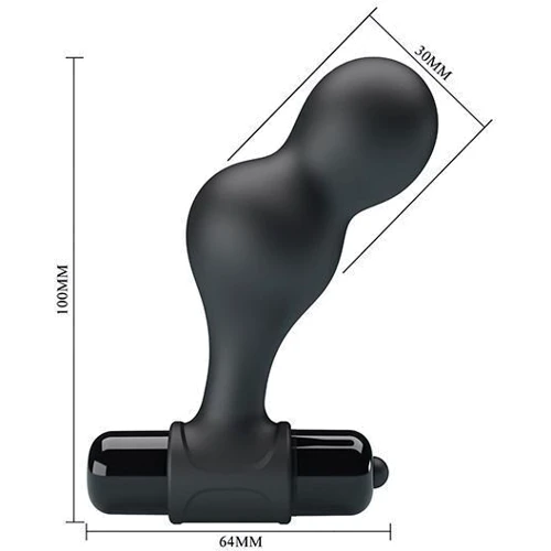 Анальная пробка с вибрацией MR Play Super Rower Silicone Vibrating Anal Plug