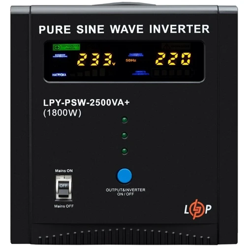 LogicPower LPY-PSW-2500VA+ 1800Вт (22874): Призначення Для офиса, Для дома