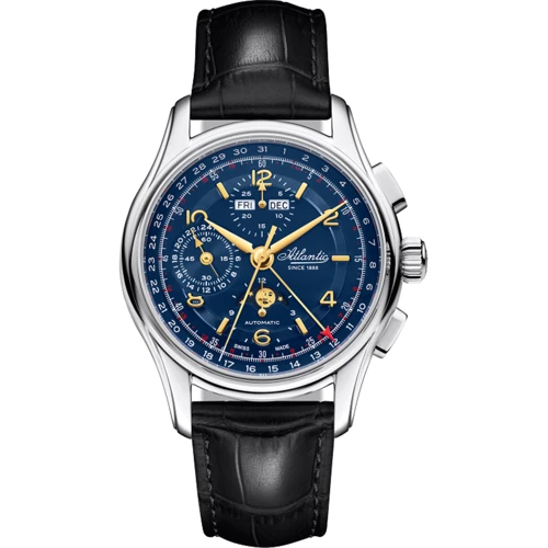 Наручные часы Atlantic Worldmaster 1888 Automatic Moonphase Chronograph Limited Edition 52851.41.55G (571253)
