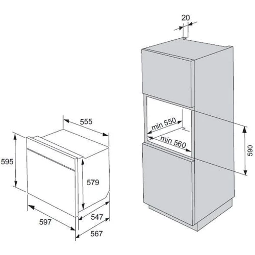 Духовой шкаф электрический Gorenje BO758KR: Мощность подключения, Вт 3300