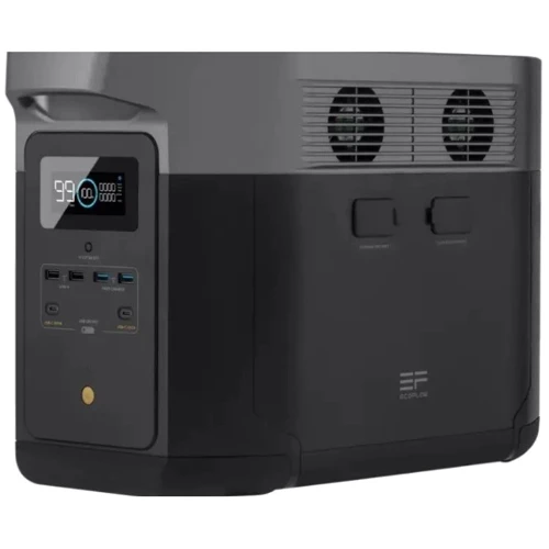 Комплект EcoFlow DELTA Max 2000 2400W + DELTA Max Extra Battery (BundleDM2000+DMEB): Виходи споживачів Автоприкурювач, USB-C, USB-A, 220V