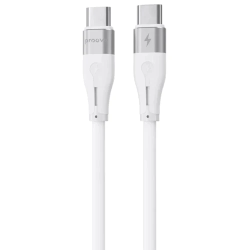 Зарядное устройство Proove Wall Charger USB-C Silicone Power 30W White with USB-C Cable (WCSP30022202): Тип сетевое