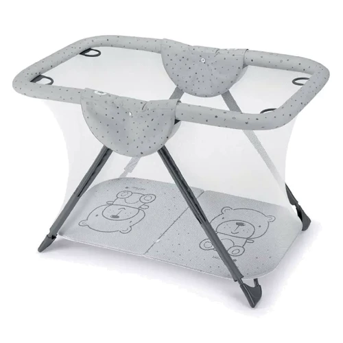 Манеж Cam Brevettato серый с мишкой (B120-C262/NO120/)