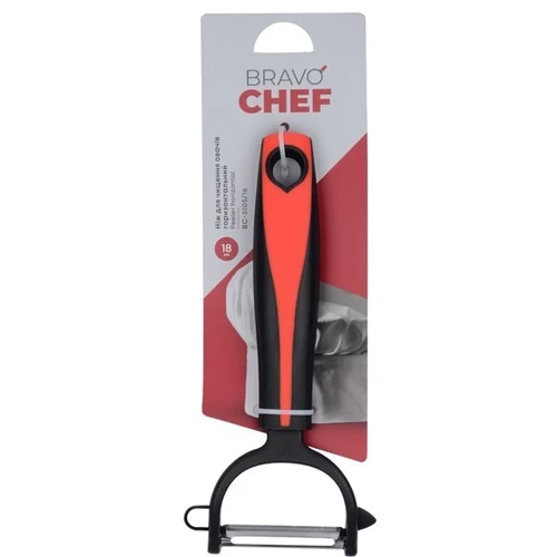 Овочечистка горизонтальна BRAVO CHEF 18 см (BC-5105/16): Рукоятка Полипропилен