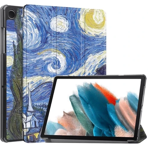 Аксессуар для планшетных ПК BeCover Smart Case Night for Samsung X133/X135 Galaxy Tab A11 (713981): Цвет синий