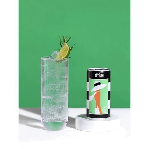 Напиток газированный Artisan Amalfi Lime Tonic Can, ж/б, 0.2л (9353606010340) фото 5