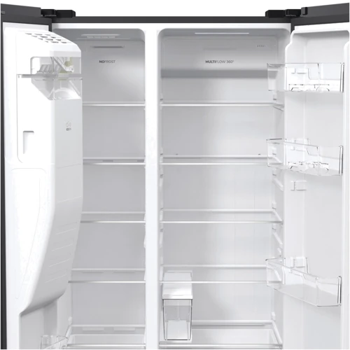 Холодильник Side-by-Side Gorenje NRR 9185 ESBXL: Розташування морозильної камери Нижнее