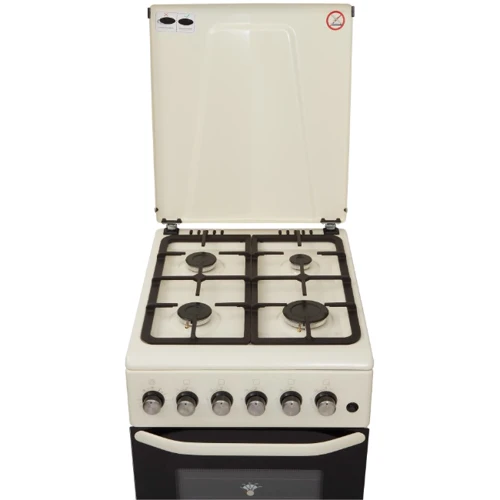 Газовая плита Eleyus CAST 5001 CF BG: Размеры 85х50х60 см