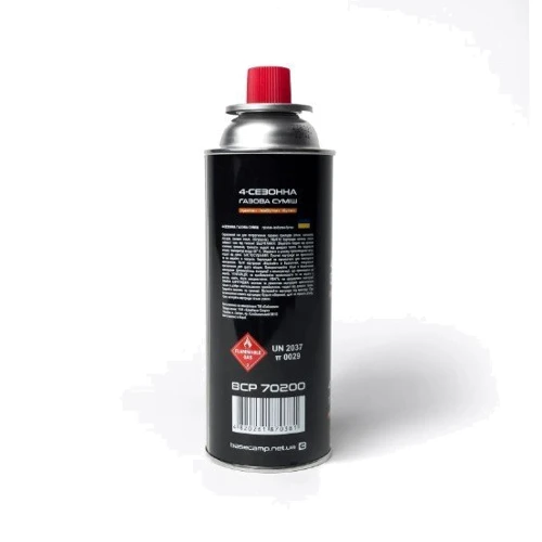Газовий балон BaseCamp 4 Season Gas 220 г (BCP 70200): Тип Газовый баллон