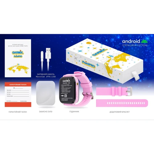 Смарт-часы GARMIX PointPRO-300 LTE Purple: Время работы 2 дня
