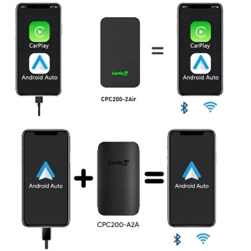 Автомобільний бездротовий адаптер Carlinkit CPC200-A2A для Android Auto фото 3