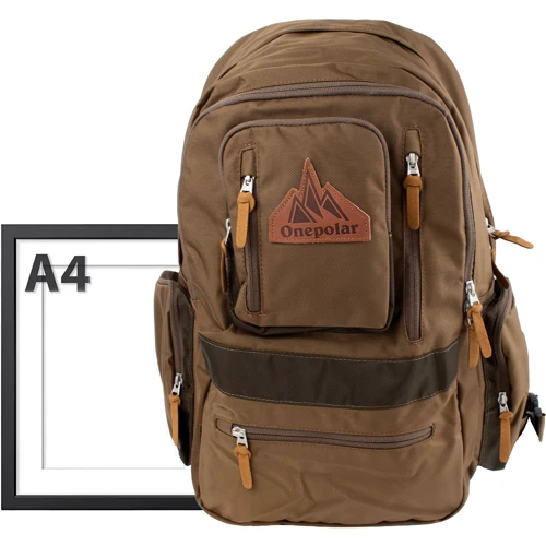 Мужской рюкзак Onepolar хаки (W1770-khaki): Стиль Повседневный (Casual)