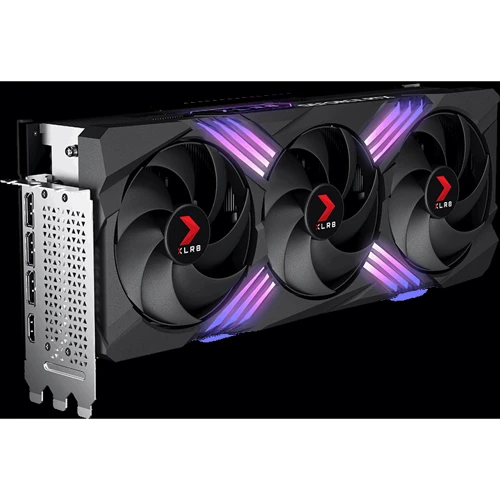 Видеокарта PNY GeForce RTX 4080 SUPER 16GB XLR8 Gaming VERTO EPIC-X RGB Overclocked Triple Fan DLSS 3 (VCG4080S16TFXXPB1-O): Тип памяти GDDR6X