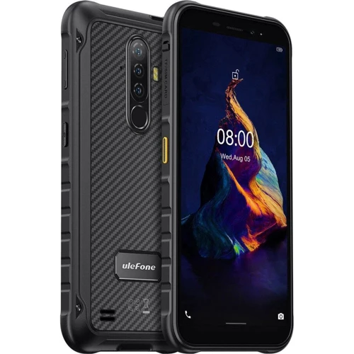 Смартфон Ulefone Armor X8 4/64GB Black (UA UCRF): Камера 13 Мп + 2 Мп+ 2 Мп / LED вспышка / автофокус / Фронтальная 8 Мп