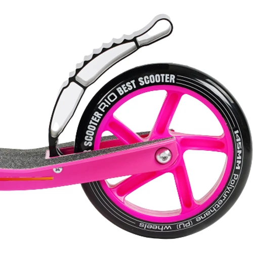 Самокат двоколісний Best Scooter R-21071 колеса PU 145 мм: Тип гальма ножной
