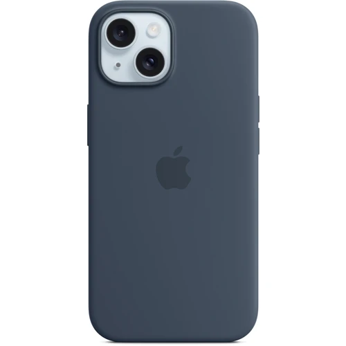 Чехол для iPhone Apple iPhone 15 Silicone Case with MagSafe - Storm Blue (MT0N3ZM/A)