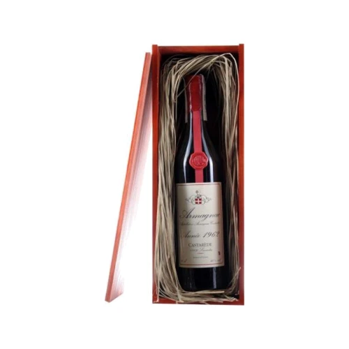 Коньяк Armagnac Castarede, wooden box, 1962 (0,7 л) (BW12124)
