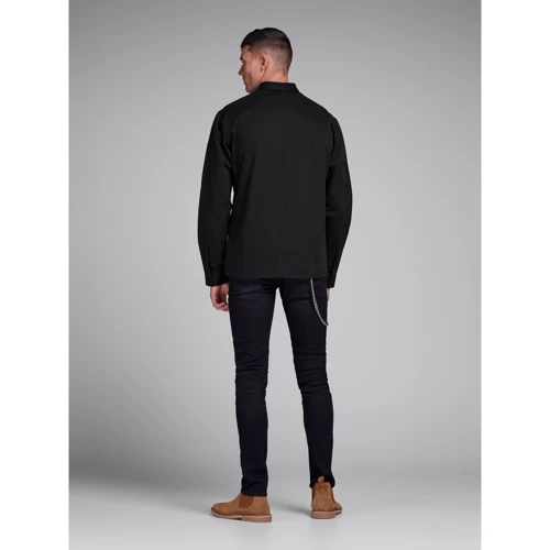 Рубашка Jack & Jones 93919759 50 черная с длинным рукавом: Длина рукава Длинный