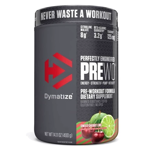 Предтренировочный комплекс Dymatize PreWO 400 g /20 servings/ Cherry Lime