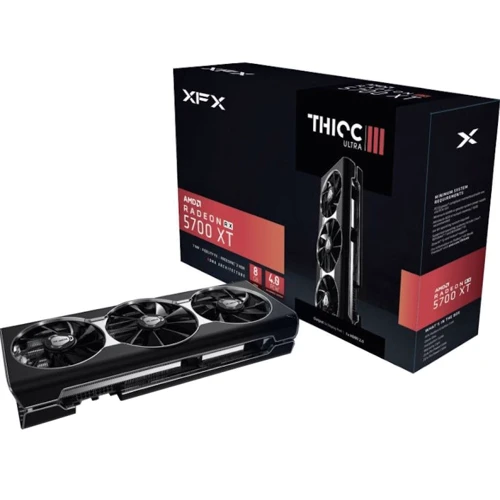 Видеокарта XFX Radeon RX 5700 XT Thicc III Ultra (RX-57XT8TBD8): Разрядность шины памяти, бит 256