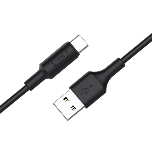Кабель Hoco USB Cable to USB-C X25 2A 1m Black: Длина 1 м