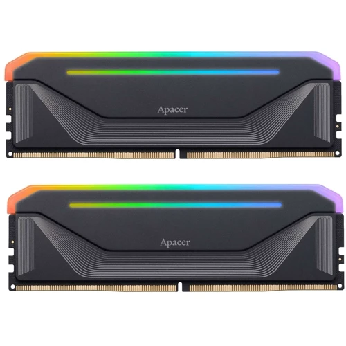 Apacer 32 GB (2x16GB) DDR5 5600 MHz Nox RGB Black (AH5U32G56C522NBAA-2) UA