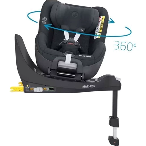 Автокрісло Maxi-Cosi Pearl 360 2 Authentic Graphite без вкладиша (8045550111) фото 1