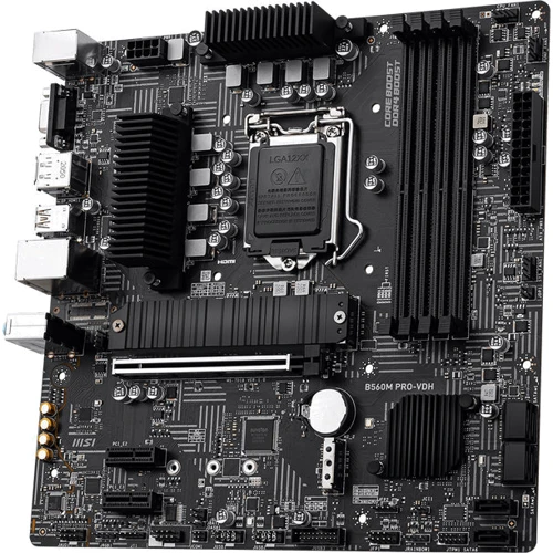 MSI B560M PRO-VDH: Роз'єми на платі SATA 3.0, M.2
