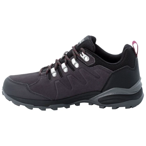 Напівчеревики Jack Wolfskin Refugio Texapore Low W 4050821-6157 37 сірі натуральна замша демісезон фото 2