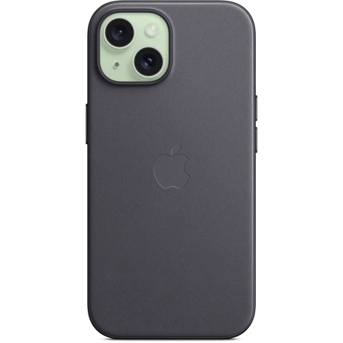 Чехол для iPhone Apple iPhone 15 FineWoven Case with MagSafe - Black (MT393ZM/A) фото 5