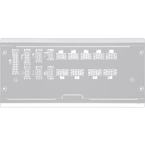 Блок питания Corsair 1200W RM1200x Shift PCIE5 (CP-9020254-EU): Вентилятор нижней стенки 140 мм