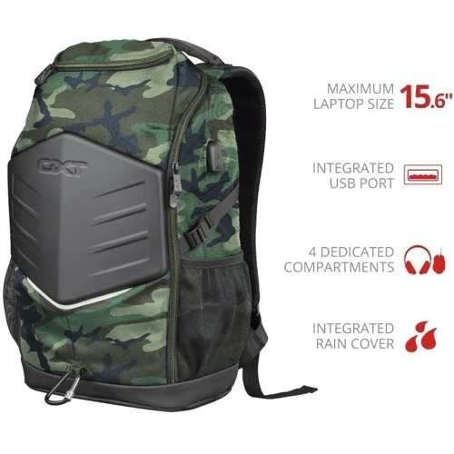 Сумка для ноутбуков Trust 15.6" Backpack GXT 1255 Outlaw Camo (23302) фото 9