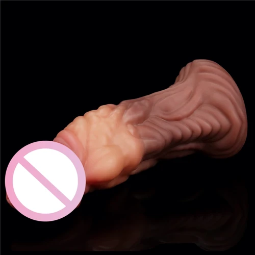 Фаллоимитатор LoveToy Dual-Layered Silicone Nature Cock 7" Brown