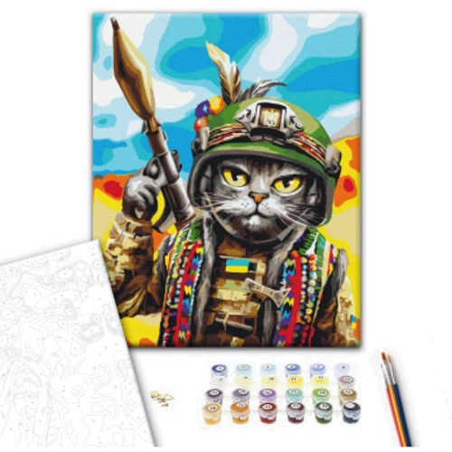 Картина по номерам Brushme Кот Гуцул ©Марианна Пащук 40х50 см (BS53277): Производитель Brushme