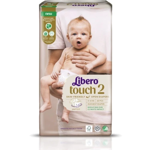 Подгузники Libero Touch 2, 62 шт фото 11